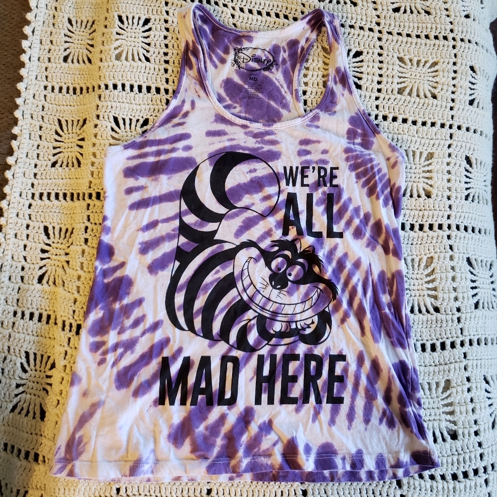 Disney Alice In Wonderland Tie Dye Tank Top